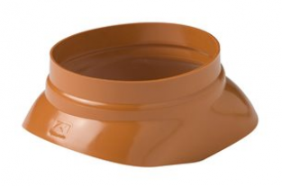 Ubbink schaal Ø 131MM 5°- 55° Terracotta 0169552